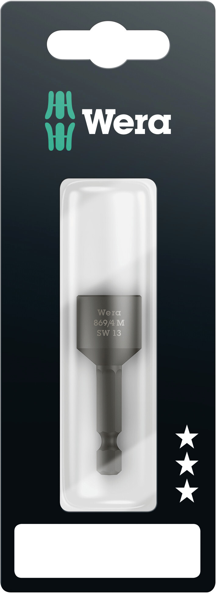 Головка торцевая 869/4 M SB с магнитом хвостовик 1/4 E 6.3 13X50 мм с держателем-еврослот