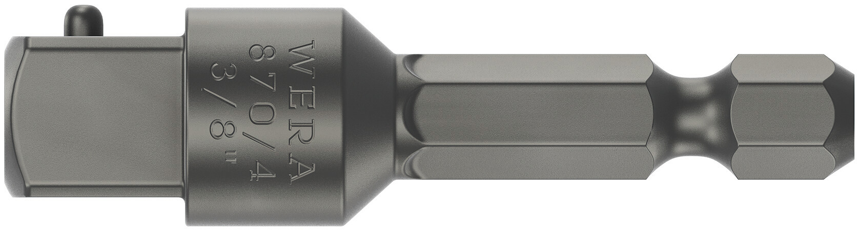 Оправка-хвостовик для торцевых головок DR 3/8 хвостовик 1/4 E 6.3 50 мм для машинного режима. 870/4/B 50