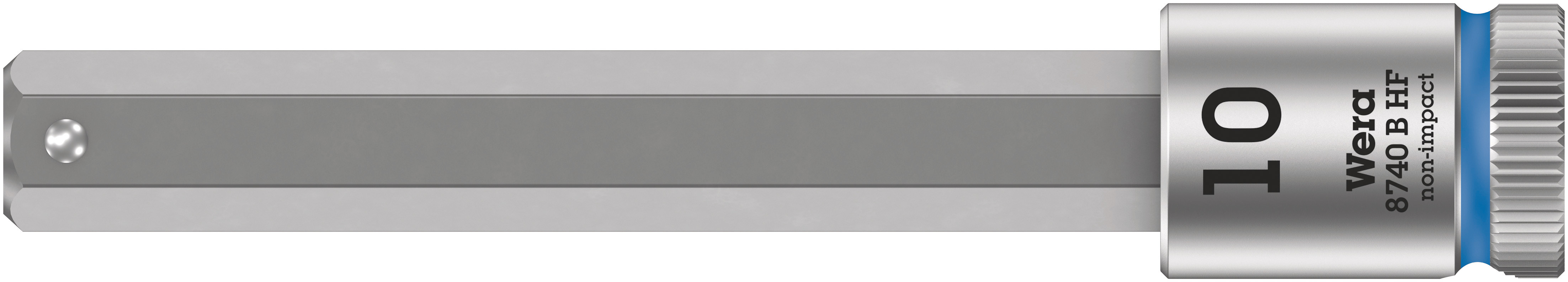 Головка торцевая 8740 B Hex-Plus HF Zyklop со вставкой под внутренний шестигранник DR 3/8 с функцией фиксации крепежа 10X100 мм