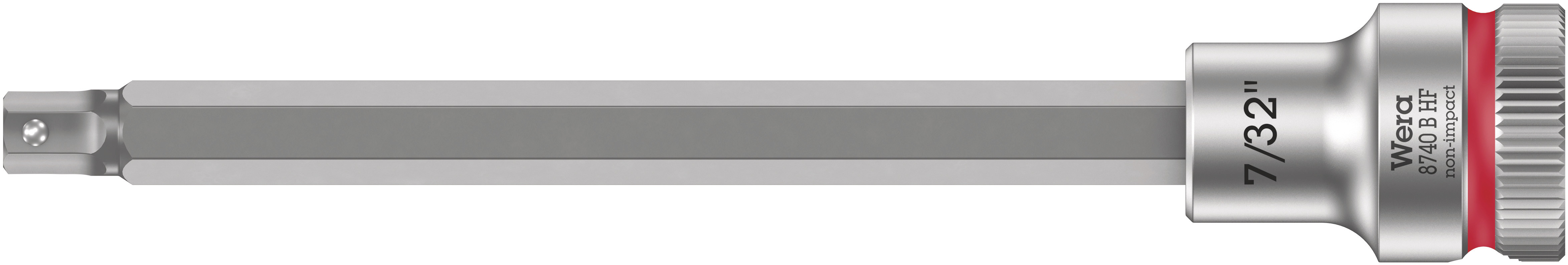 Головка торцевая 8740 B Hex-Plus HF Zyklop со вставкой под внутренний шестигранник DR 3/8 с функцией фиксации крепежа 7/32X107 мм