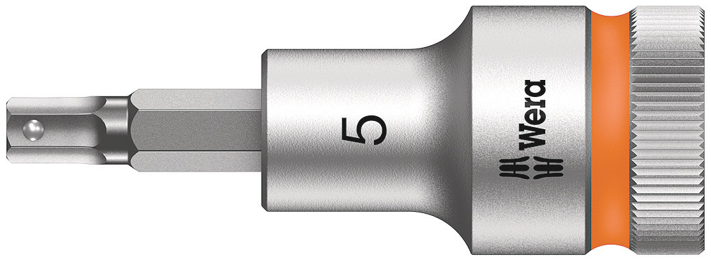 Головка торцевая со вставкой под внутренний шестигранник 8740 C Hex-Plus HF Zyklop DR 1/2 с фиксацией крепежа 5X60 мм