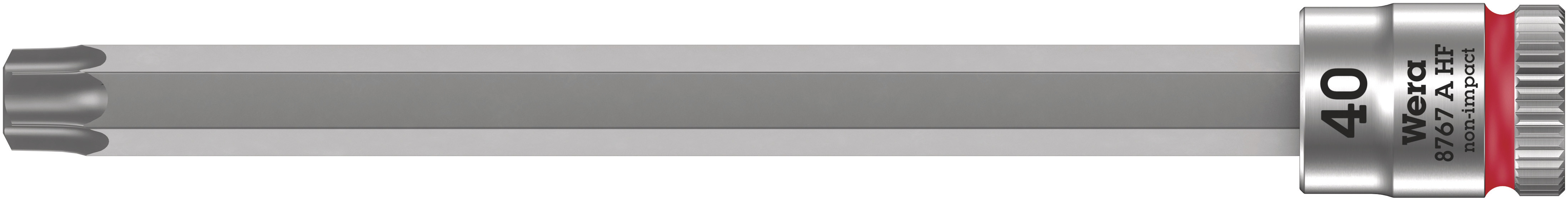 Головка торцевая 8767 A HF TORX Zyklop со вставкой DR 1/4 с функцией фиксации крепежа TX 40X100 мм