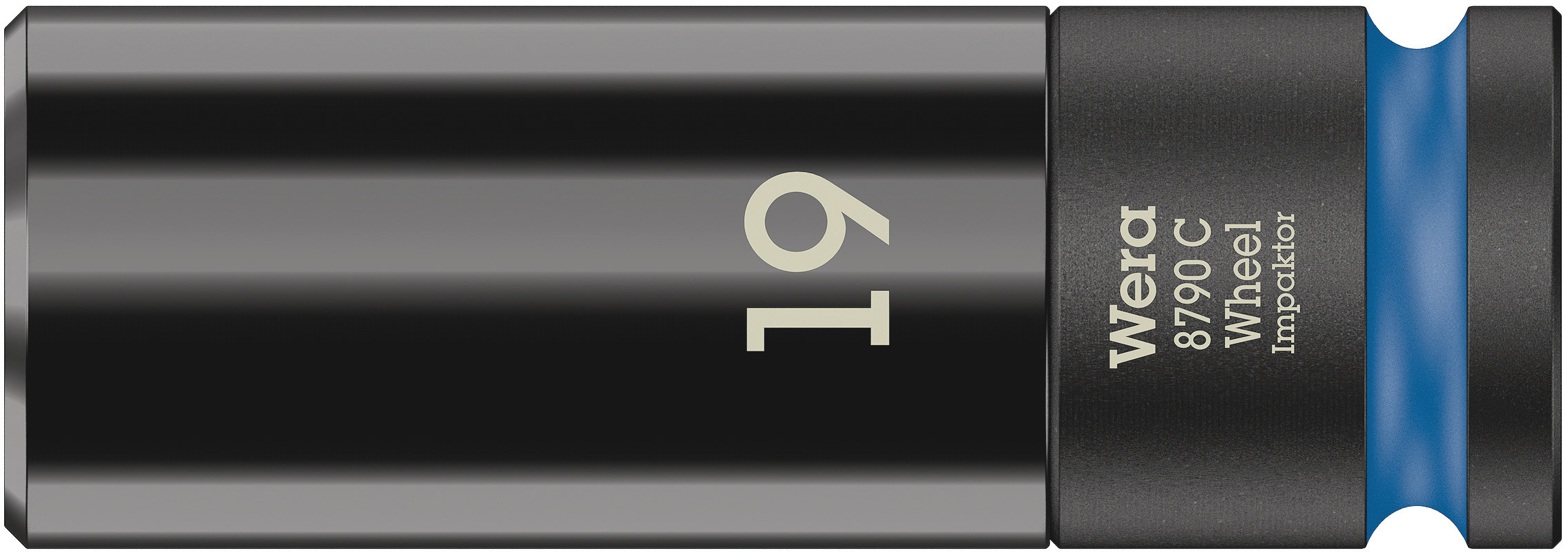 Головка торцевая ударная шестигранная 8790 C Wheel Impaktor DR 1/2 19X85 мм с пластиковой обоймой для защиты колёсного диска