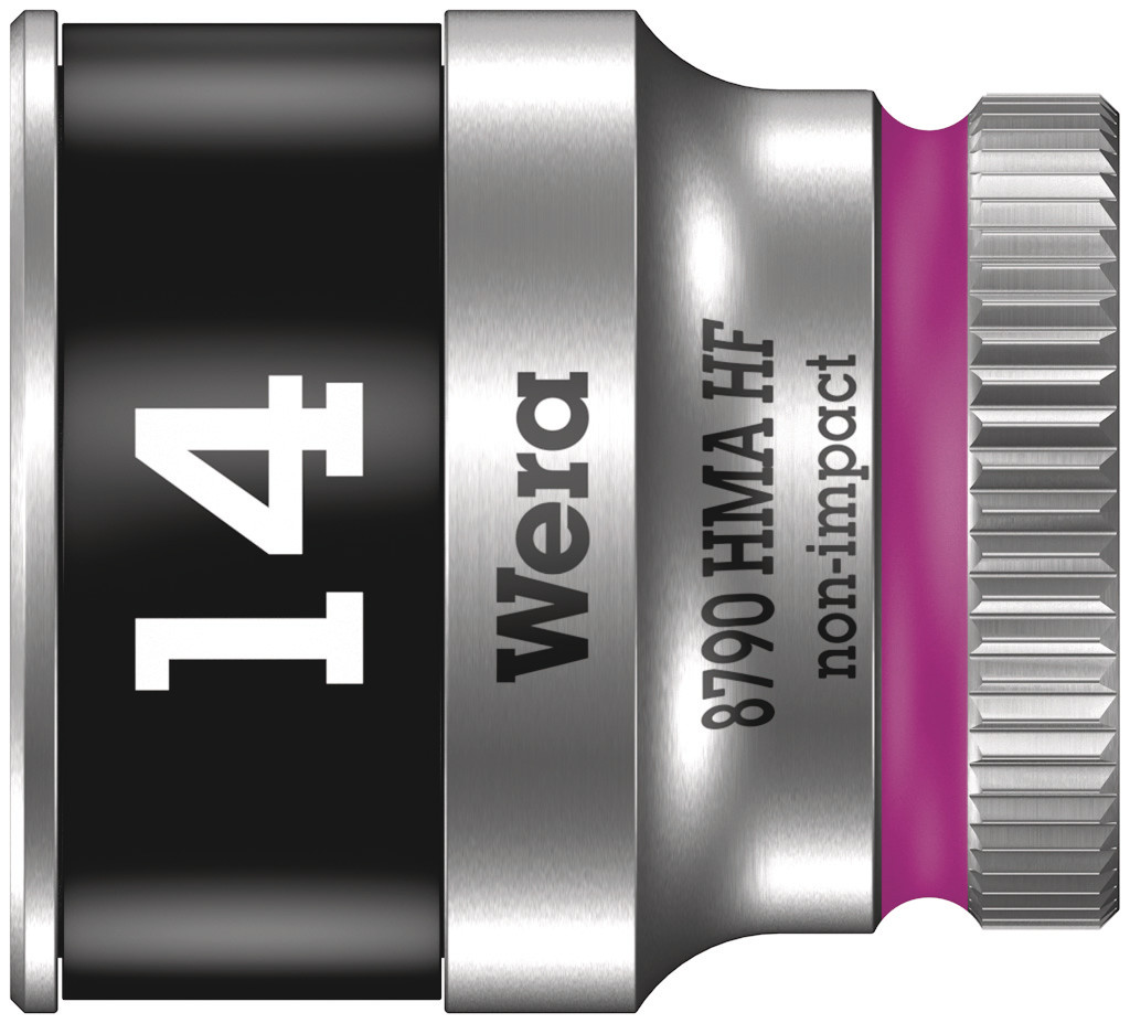 Головка торцевая шестигранная 8790 HMA HF Zyklop DR 1/4 с функцией фиксации крепежа 14X23 мм