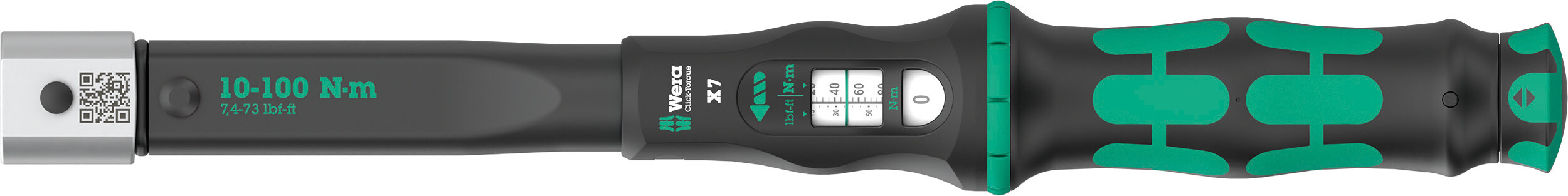 Ключ динамометрический  для сменных инструментов, 10-100 Нм, Click-Torque X 7