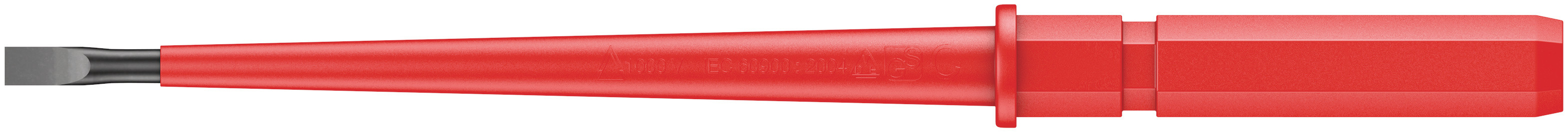 Отвертка-насадка сменная шлицевая 60 i SL Набор Kraftform Kompakt VDE 0.8X4X154 мм