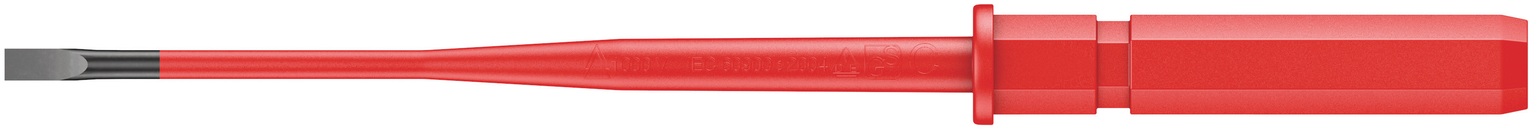 Отвертка-насадка сменная шлицевая 60 iS SL Набор Kraftform Kompakt VDE с зауженным стержнем 0.6X3.5X154 мм