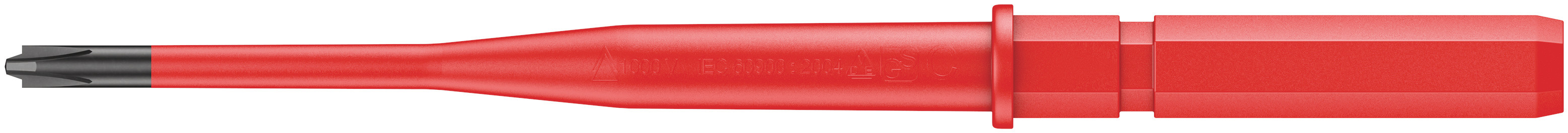 Отвертка-насадка сменная PlusMinus с зауженным стержнем 62 iS PH/S Набор Kraftform Kompakt VDE # 1X154 мм