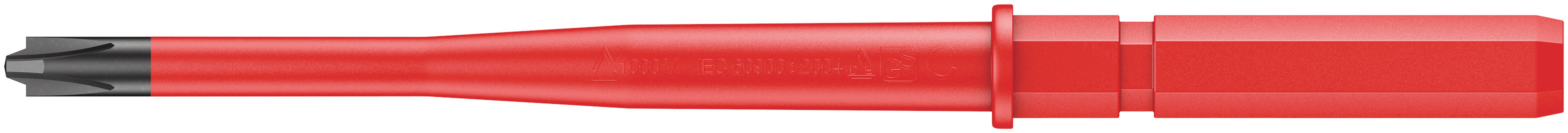 Отвертка-насадка сменная PlusMinus с зауженным стержнем 62 iS PH/S Набор Kraftform Kompakt VDE # 2X154 мм