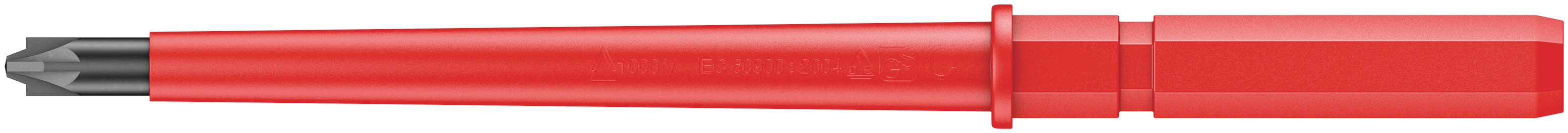 Отвертка-насадка сменная PlusMinus 65 i PZ/S Набор Kraftform Kompakt VDE # 2X154 мм