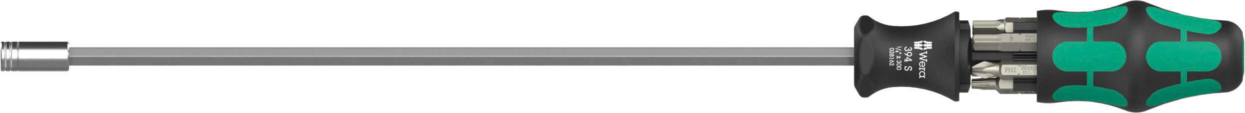 Набор бит с отверткой-битодержателем, 7 предметов, для работы с сантехникой, Kraftform Kompakt 27 XL SHK 1