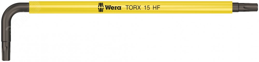 Ключ Г-образный 967 SL TORX HF Multicolour с функцией фиксации крепежа TX 15 x 90 мм WE-024173 Wera