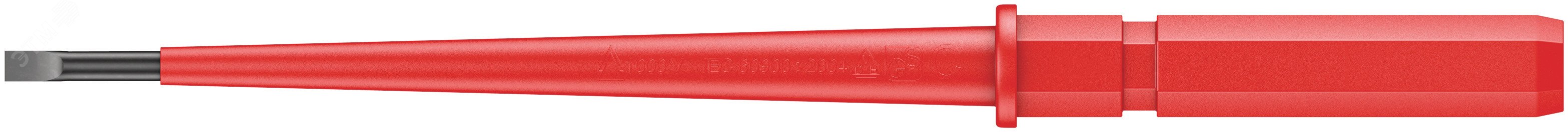 Изображение товара Отвертка-насадка сменная шлицевая 60 i SL Kraftform Kompakt VDE лучшая для электромонтажа