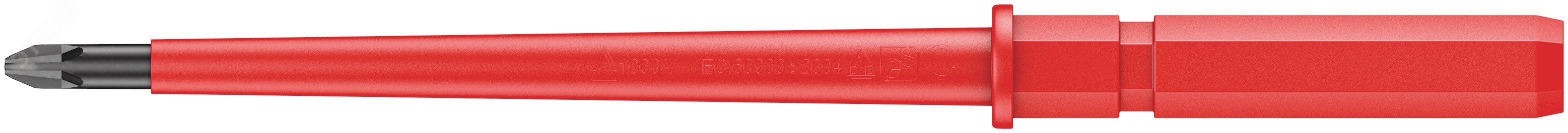 Изображение товара Отвертка крестовая сменная PH1 154 мм Wera Kraftform Kompakt VDE