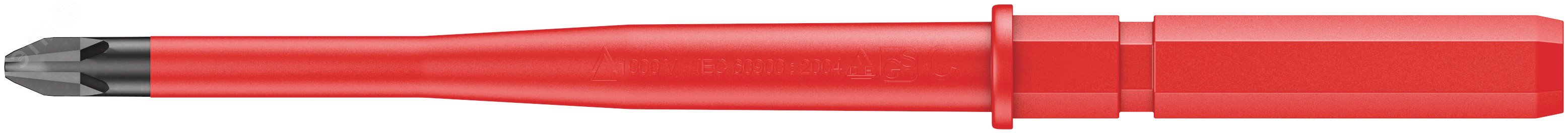 Изображение товара Отвертка-насадка сменная крестовая PH 2 154 мм Wera VDE защитная изоляция