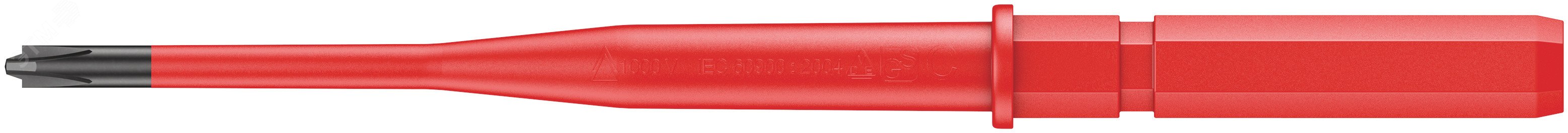 Изображение товара Отвертка-насадка сменная PlusMinus с зауженным стержнем 62 iS PH/S Набор Kraftform Kompakt VDE # 1X154 мм (шт)