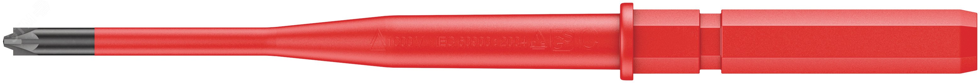 Изображение товара Отвертка-насадка сменная PlusMinus с зауженным стержнем 65 iS PZ/S Набор Kraftform Kompakt VDE # 1X154 мм (шт)