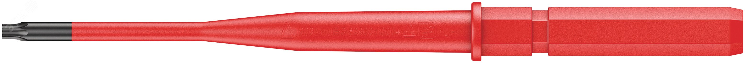 Изображение товара Отвёртка-насадка сменная с зауженным стержнем 67 iS TORX Набор Kraftform Kompakt VDE TX 15X154 мм (шт)