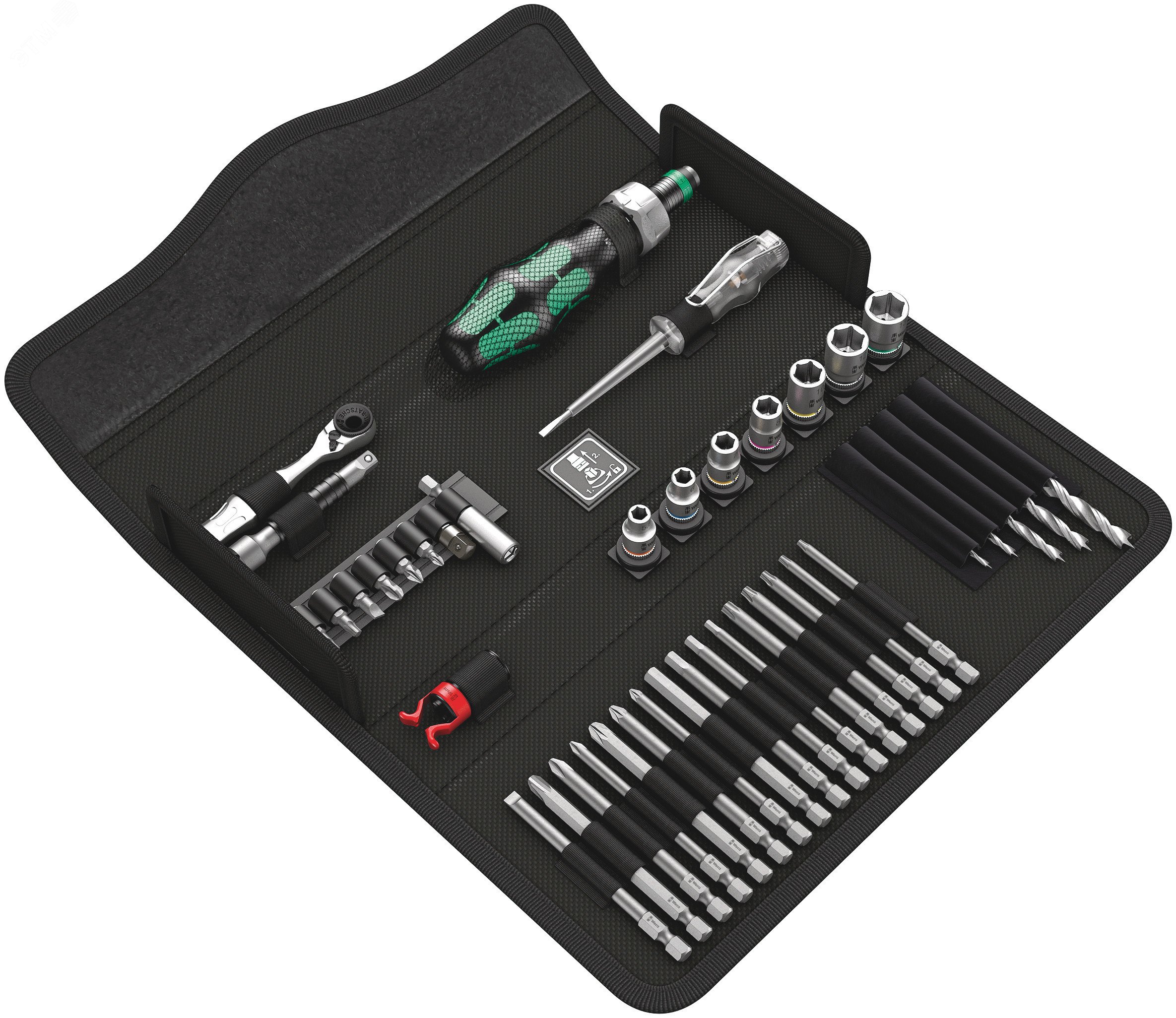 Изображение товара Набор инструмента для работы по дереву 41 предмет Wera Kraftform Kompakt H 1