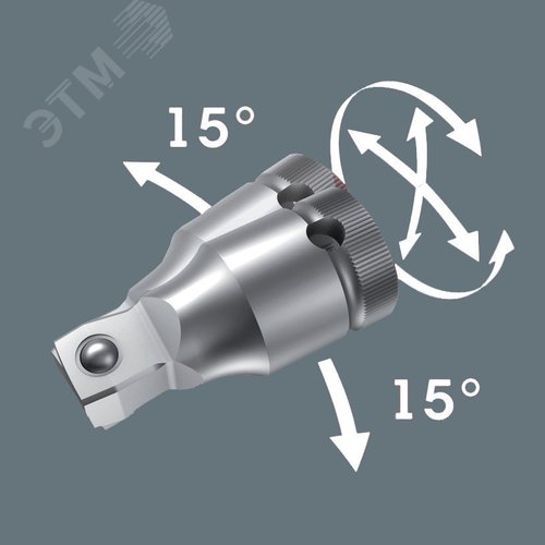 Удлинитель с шаром 8794 A Zyklop DR 1/4X56 мм - фото 2