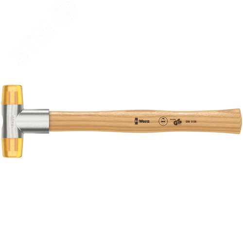 Изображение товара Киянка со сменными бойками из пластика Cellidor #1 диаметр головы 23 мм длина головы 76 мм длина 250 мм (шт)