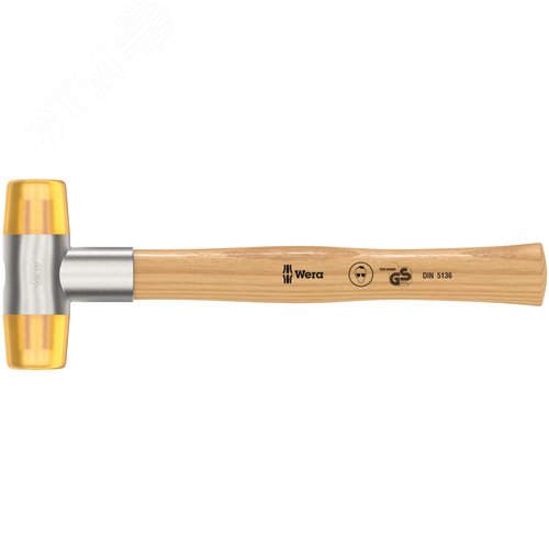 Киянка со сменными бойками из пластика Cellidor #4 диаметр головы 36 мм длина головы 102 мм длина 290 мм - фото 1