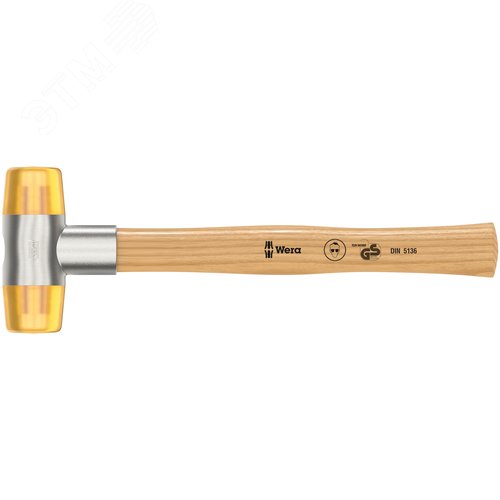 Киянка со сменными бойками из пластика Cellidor #5 диаметр головы 41 мм длина головы 108 мм длина 320 мм - фото 1