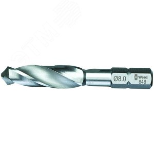 Насадка-сверло 848/1 HSS спиральное по металлу хвостовик 1/4 C 6.3 5.1 ...