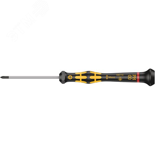 Отвертка крестовая антистатическая для прецизионных работ 1550 PH ESD Micro PH 00X60 мм - фото 1