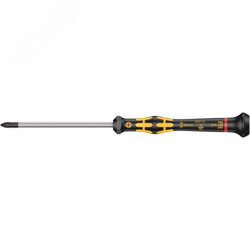 Отвертка крестовая антистатическая для прецизионных работ 1550 PH ESD Micro PH 1X80 мм - фото 1