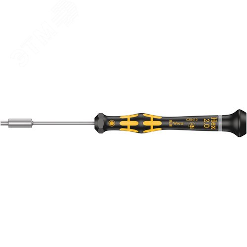 Отвёртка торцевая антистатическая для прецизионных работ 1569 ESD Kraftform Micro 2X60 мм - фото 1