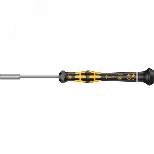 Отвёртка торцевая антистатическая для прецизионных работ 1569 ESD Kraftform Micro 4X60 мм - фото 1