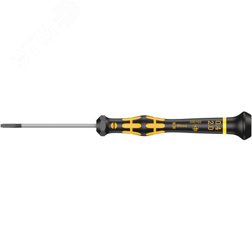 Изображение товара Отвертка шлицевая антистатическая для прецизионных работ 1578 A SL ESD Micro 0.40X2X60 мм (шт)