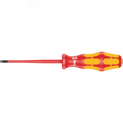 Отвертка диэлектрическая шлицевая 160 iS SL VDE с зауженным рабочим концом 0.8X4X100 мм - фото 1