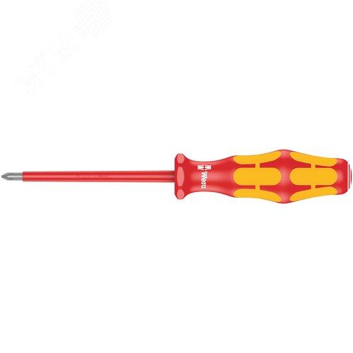 Отвертка диэлектрическая крестовая 162 i PH VDE PH 0X80 мм - фото 1
