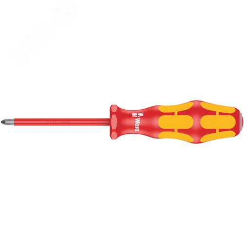 Отвертка диэлектрическая крестовая 162 i PH VDE PH 1X80 мм - фото 1