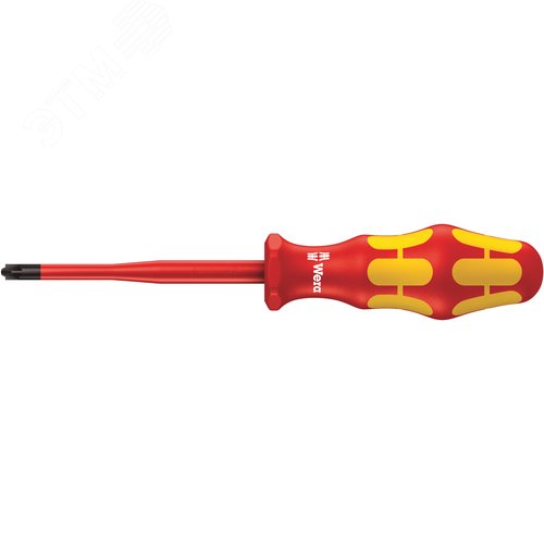 Изображение товара Отвертка диэлектрическая крестовая 165 iS PZ/S PlusMinus VDE с зауженным рабочим концом # 2X100 мм (шт)
