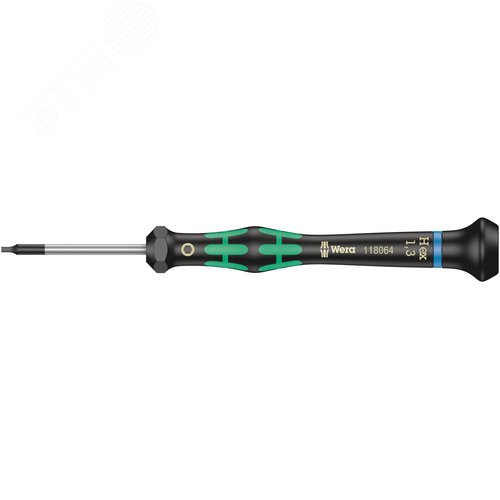 Отвертка шестигранная для прецизионных работ 2054 Hex-Plus Micro 1.3X40 мм - фото 1