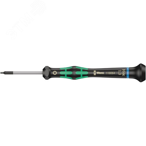 Отвертка шестигранная для прецизионных работ 2054 Hex-Plus Micro 1.5X60 мм - фото 2