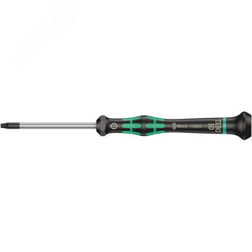 Изображение товара Отвертка для прецизионных работ 2067 TORX BO Micro TX 10X60 мм с отверстием под штифт (шт)