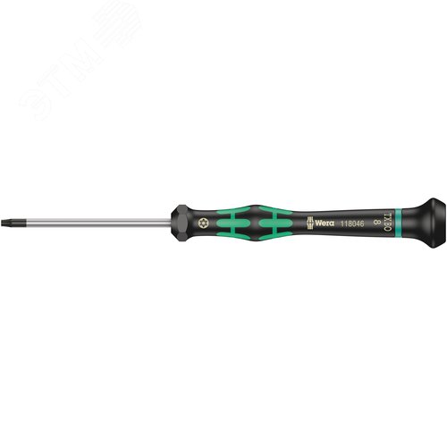 Отвертка для прецизионных работ 2067 TORX BO Micro TX 8X60 мм с отверстием под штифт - фото 1