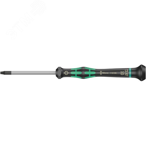 Отвертка для прецизионных работ 2067 TORX HF Micro с фиксацией крепежа TX 10X60 мм - фото 1