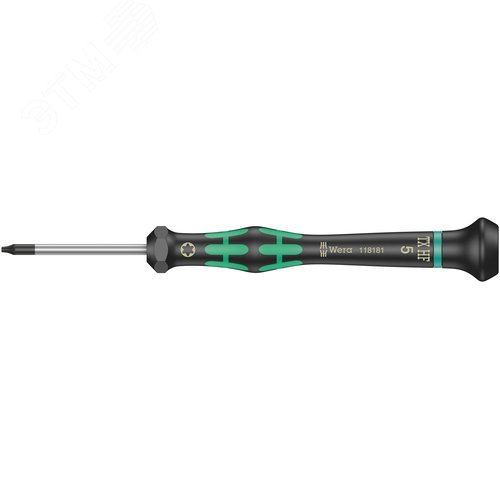 Отвертка для прецизионных работ 2067 TORX HF Micro с фиксацией крепежа TX 5X40 мм - фото 1