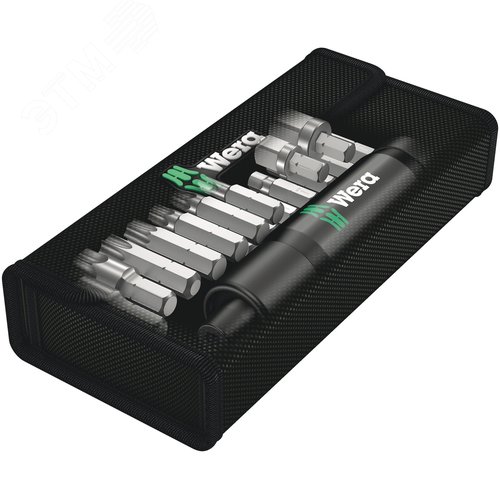 Набор бит с винтовертом ударным (отверткой ударной) 17 предметов. 2090/17 - фото 2