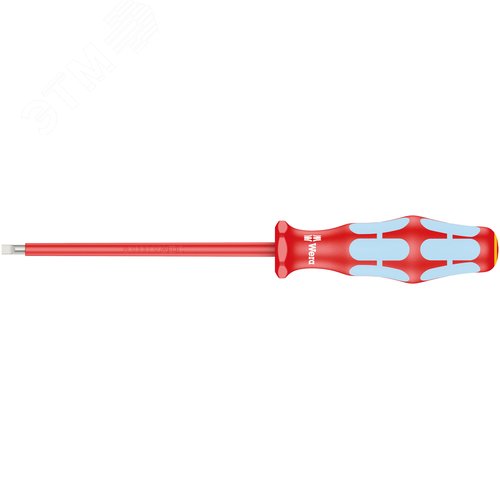 Изображение товара Отвертка диэлектрическая шлицевая из нержавеющей стали 0.6X3.5X100 мм. 3160 i SL VDE (шт)