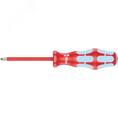 Изображение товара Отвертка диэлектрическая крестовая из нержавеющей стали PH 1X80 мм. 3162 i PH VDE (шт)