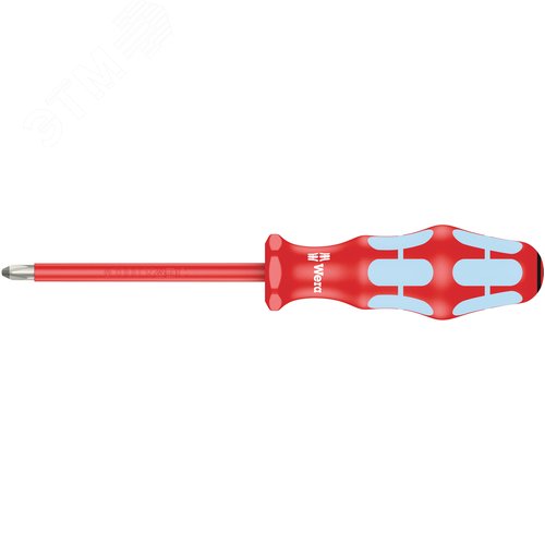 Изображение товара Отвёртка диэлектрическая крестовая из нержавеющей стали PZ 1X80 мм. 3165 i PZ VDE (шт)