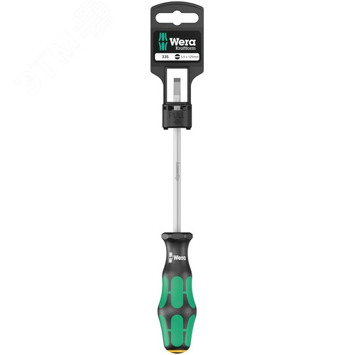 Изображение товара Отвертка шлицевая 335 SB SL 1X5.5X125 мм с держателем-еврослот (шт)