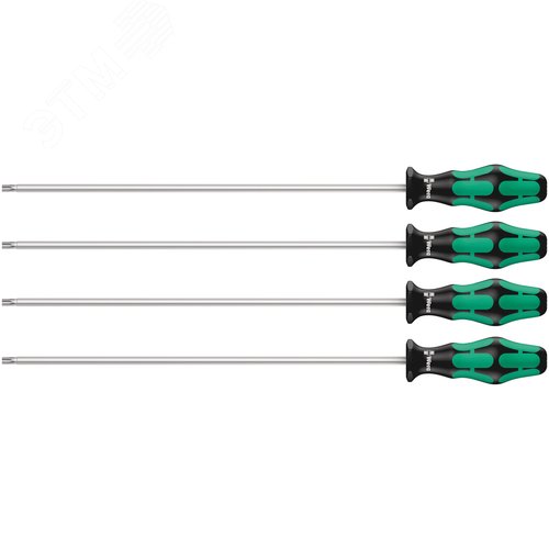 Изображение товара Набор отверток с фиксацией крепежа 4 предмета. 367/4 TORX HF Kraftform Plus (шт)