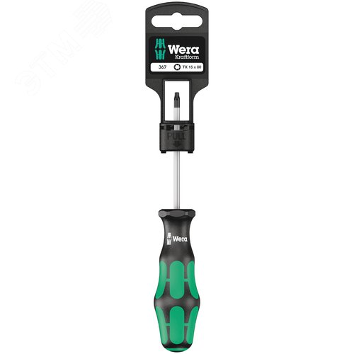 Изображение товара Отвертка 367 TORX SB TX 15X80 мм с держателем-еврослот (шт)